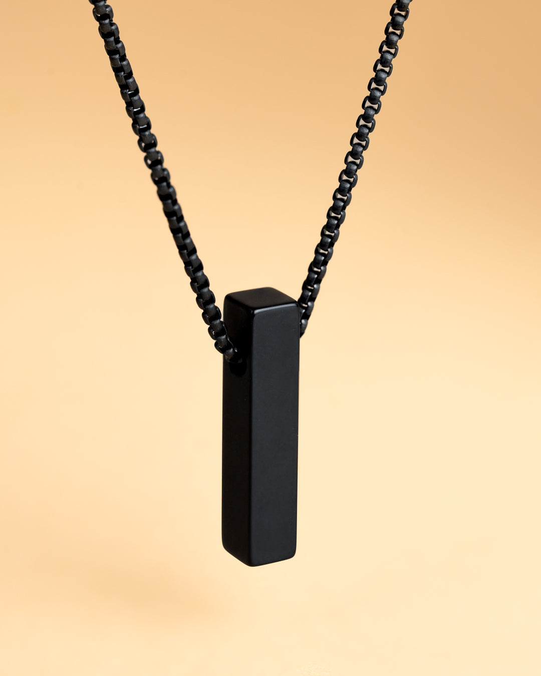 Men's necklace Tantum Black, GEMINI