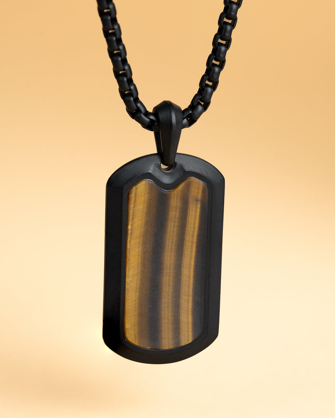 Colier bărbătesc reglabil Imperium Black Tiger, GEMINI – Tessora