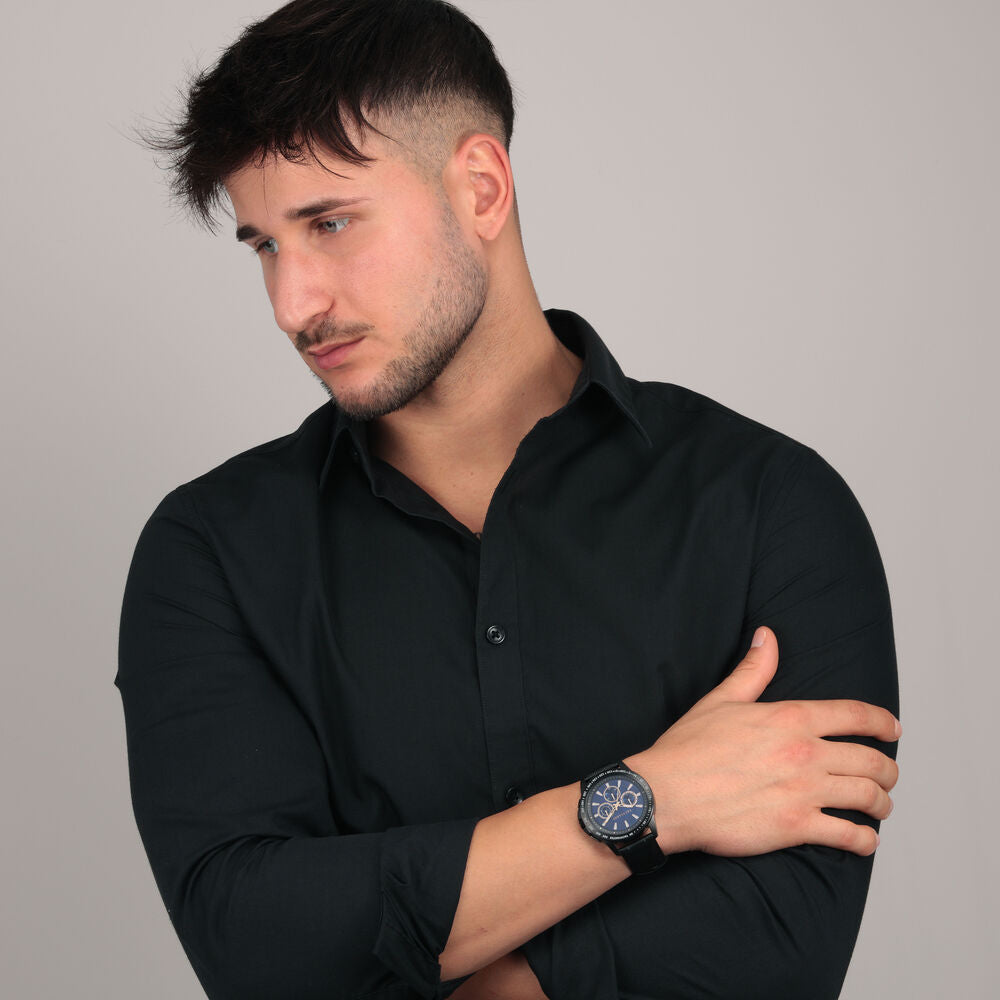 Ceas barbatesc Trussardi T-HAWK cu cadran albastru