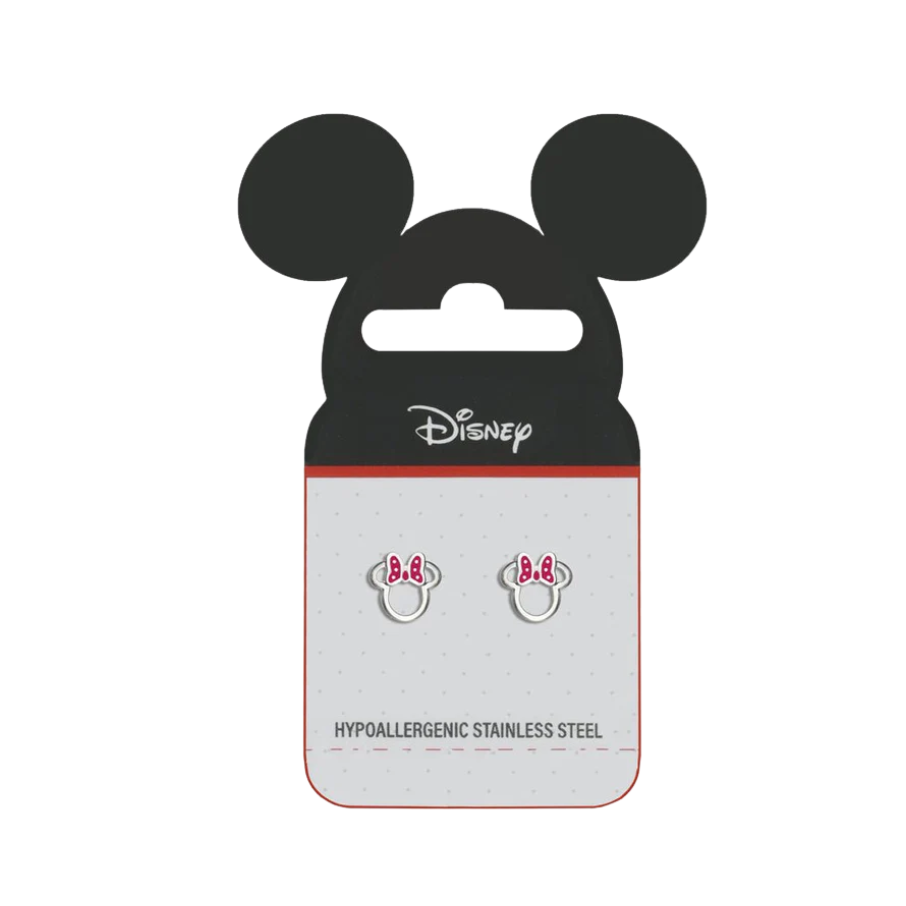 Cercei de copii cu surub conturul lui Minnie, DISNEY