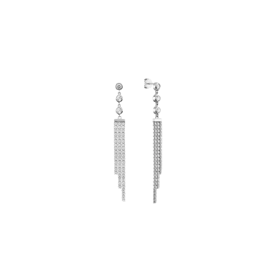 Cercei dama argint sterling CASCADE triplu, JETTE