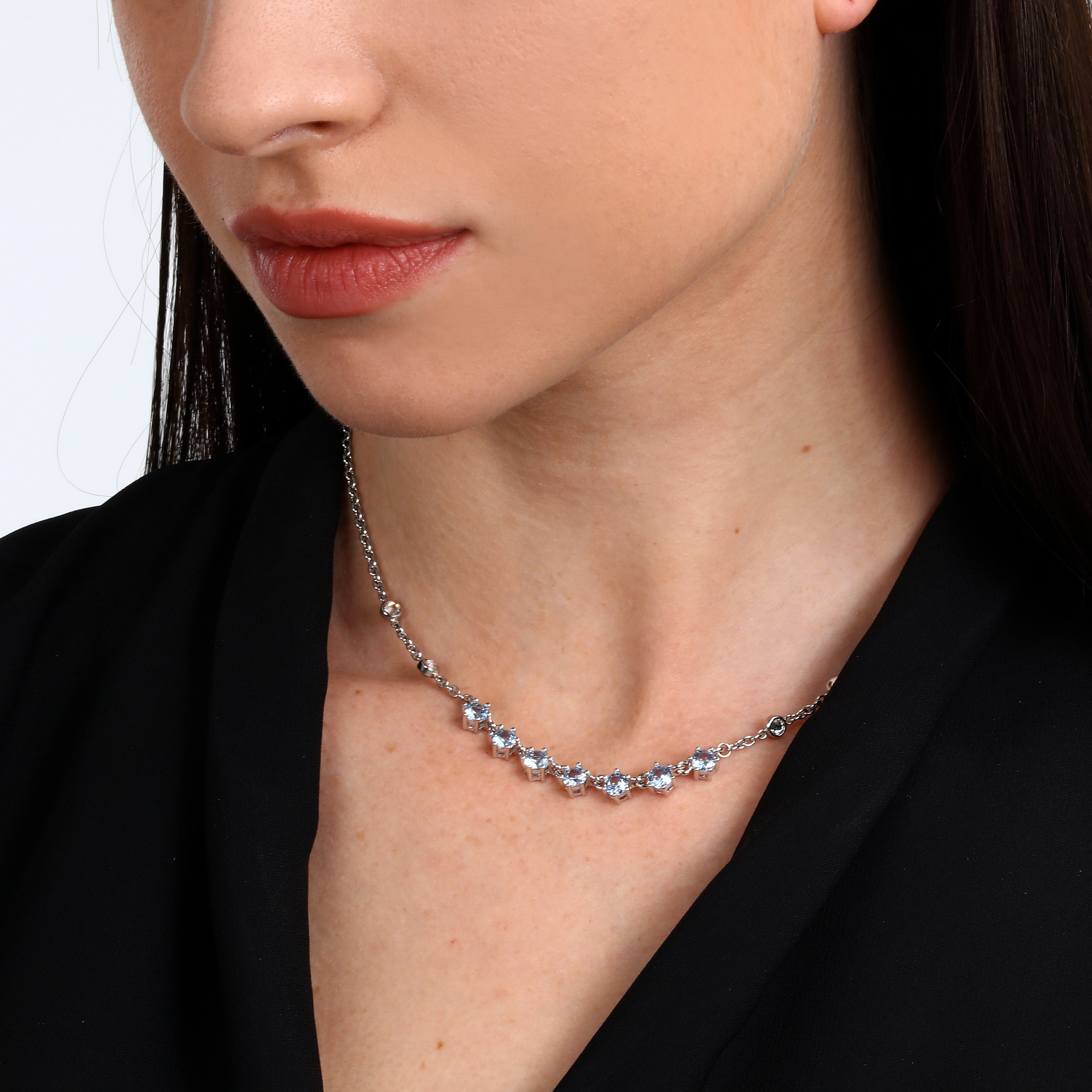 Women's necklace Colori with zirconia and crystal stones, MORELLATO