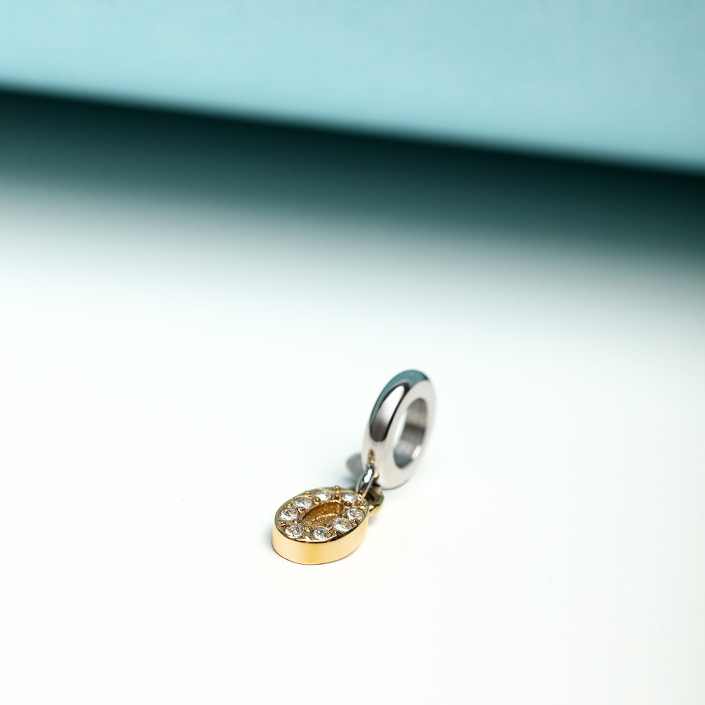 Women's charm pendant gold number 0, MORELLATO