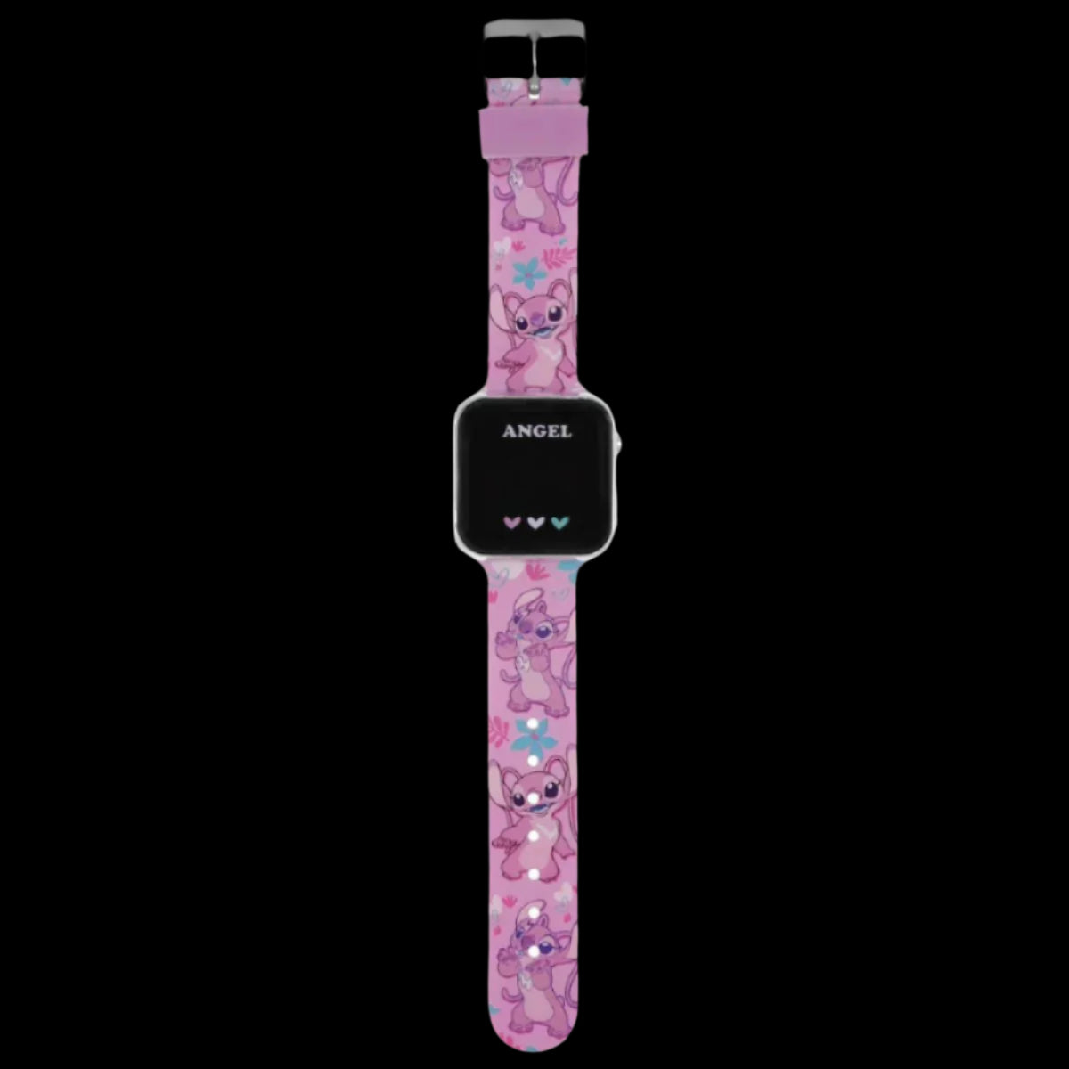 Ceas cu led Stitch, roz - Ceasuri copii - LAS4087 - DISNEY - Tessora