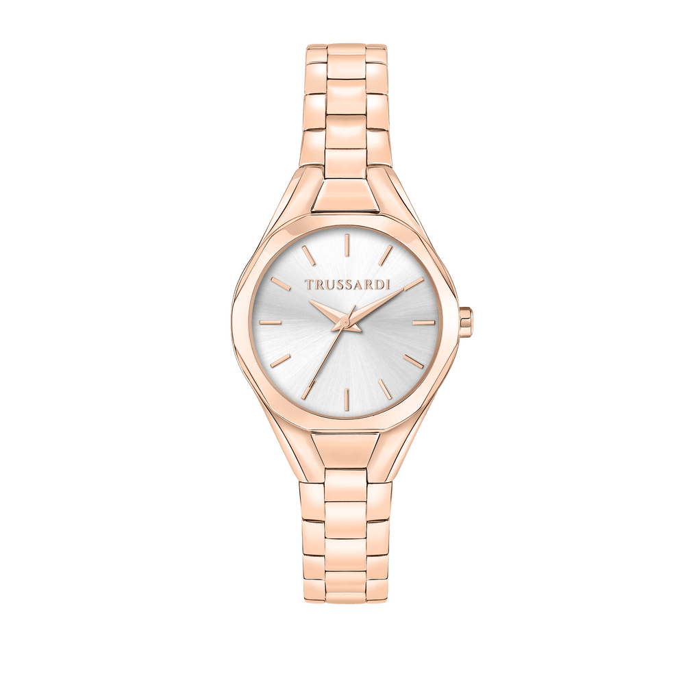 Ceas de dama Trussardi Metropolitan, aur roz