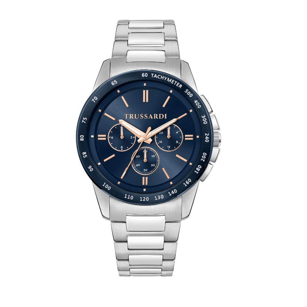 Ceas de argint pentru bărbați Trussardi T-HAWK