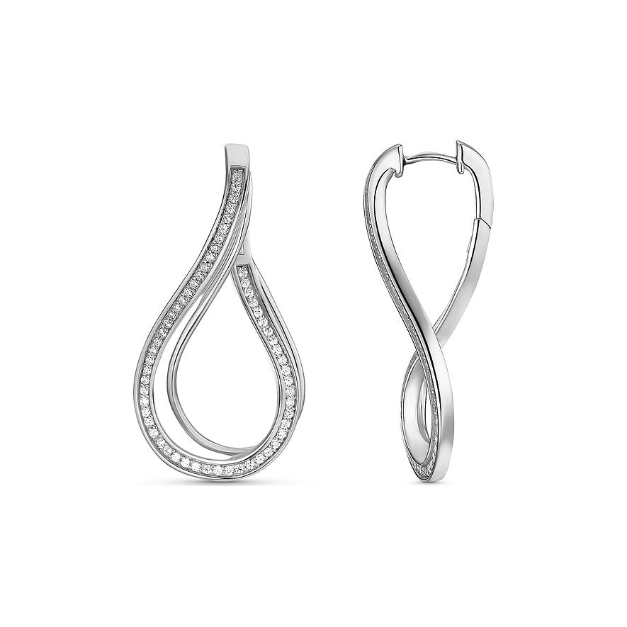 Cercei lungi INFINITY din Argint 925 - Cercei lungi - S.88336097NL - JETTE - Tessora