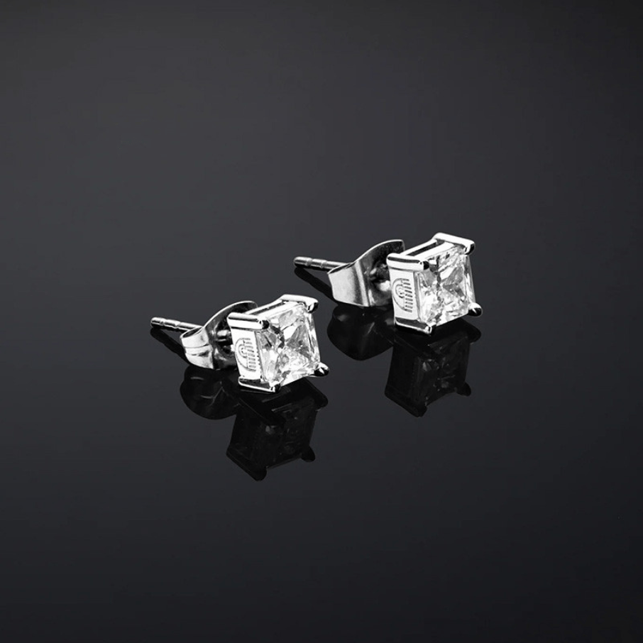 Cercei CLASSIC solitaire, placați cu rodiu, Chiara Ferragni