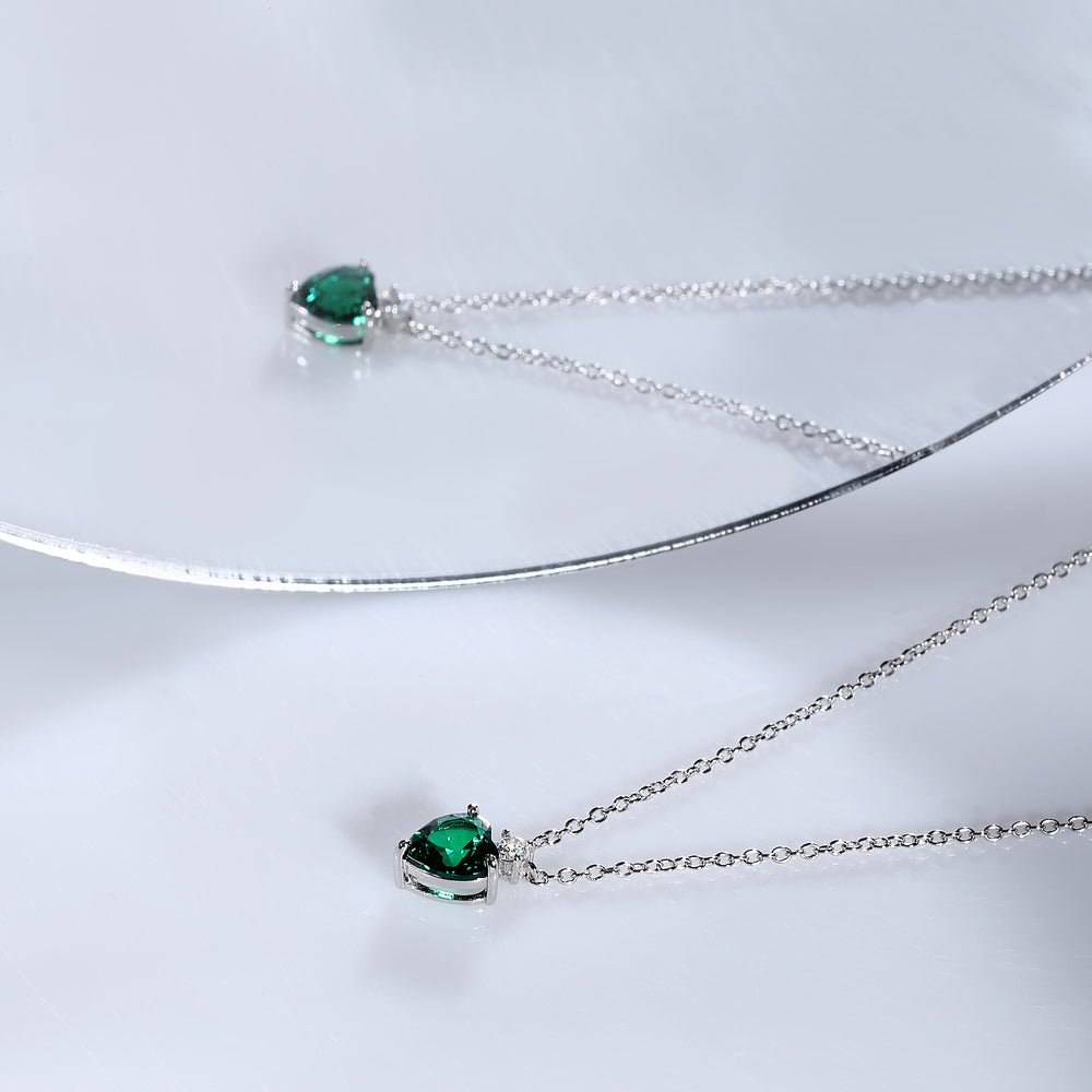 Colier Tesori Emerald In forma de inimioara - Coliere din argint - saiw160 - MORELLATO - Tessora