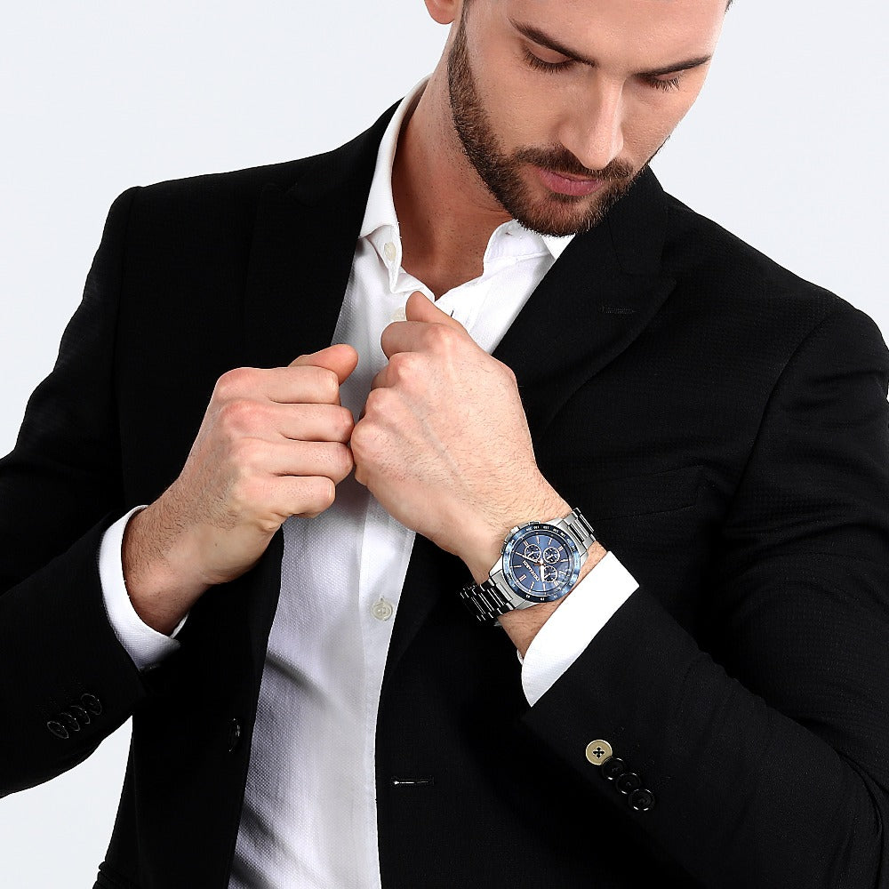 Ceas de argint pentru bărbați Trussardi T-HAWK