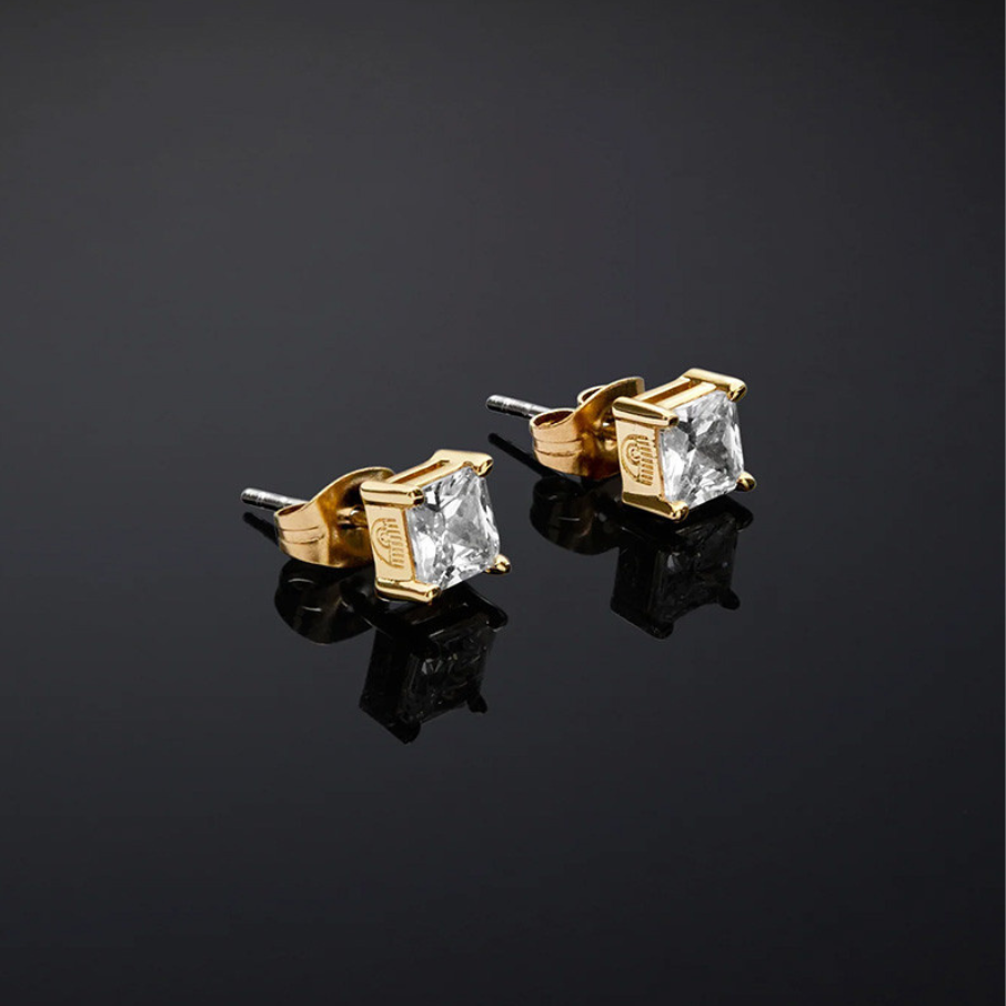 Women's CLASSIC solitaire stud earrings, with zircon stones, Chiara Ferragni