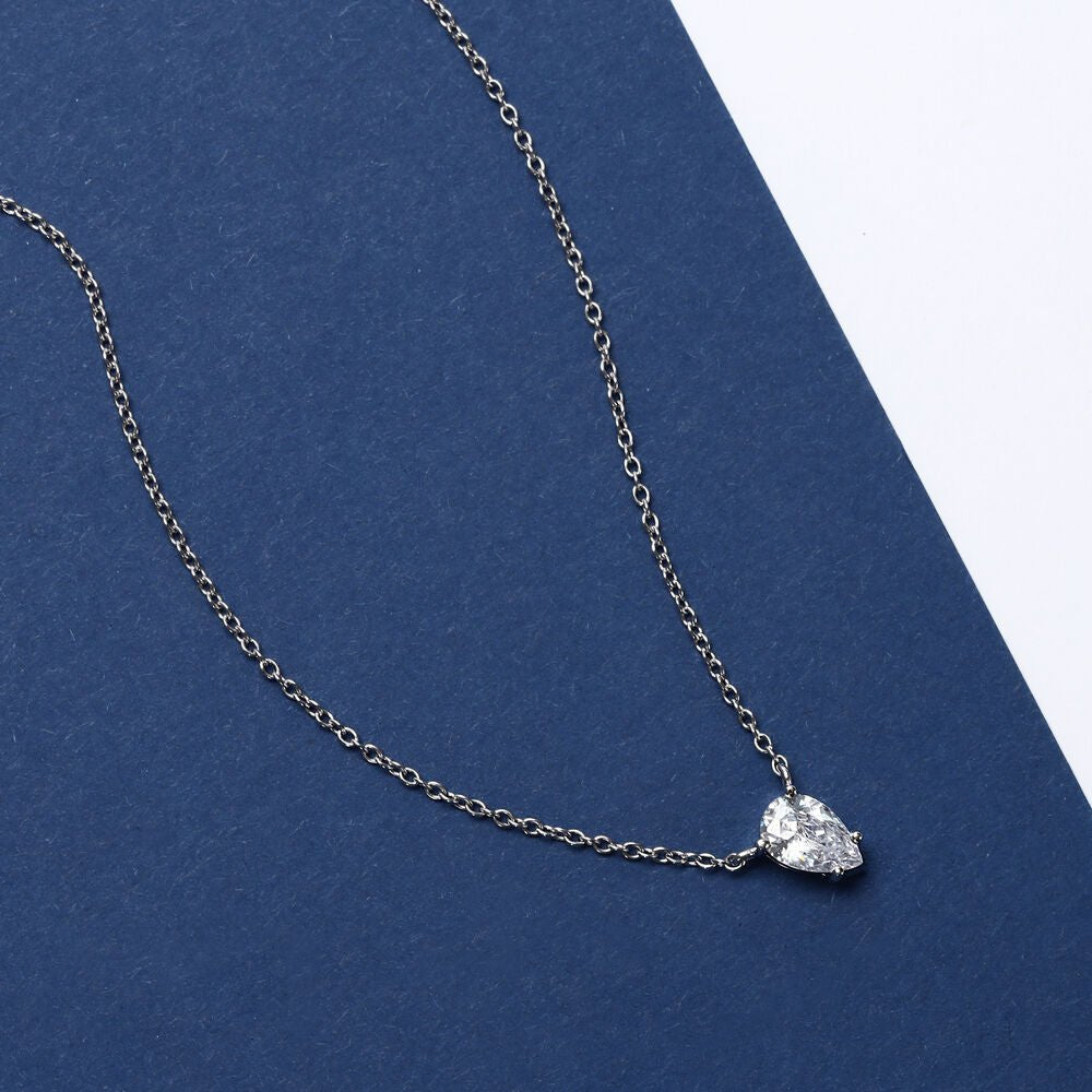 Women's silver necklace with elongated stone – Tesori, MORELLATO - Silver Necklaces - saiw211 - MORELLATO - Tessora